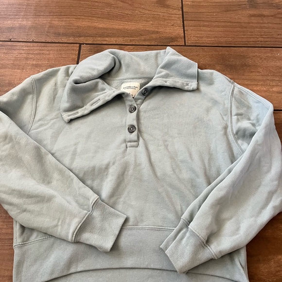 Abercrombie & fitch drama wedge Henley soft af collection medium - Picture 2 of 4